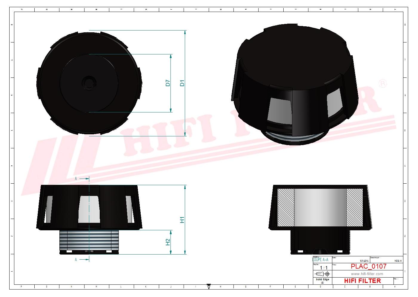Filtr Wentylacyjny FS 295