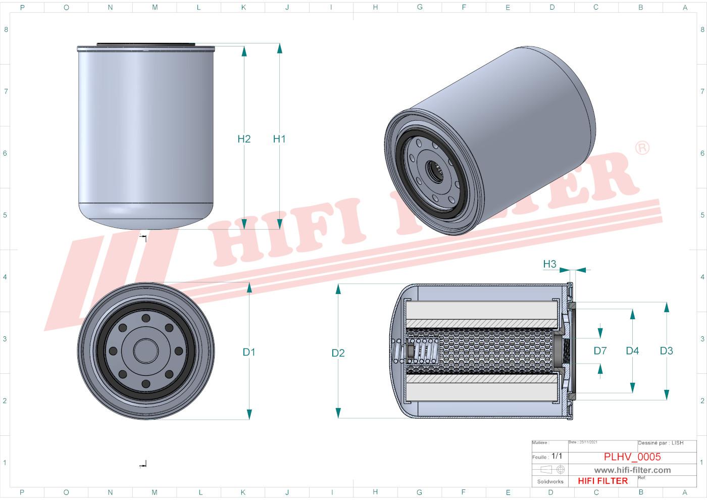 Filtr Hydrauliczny SH 56191