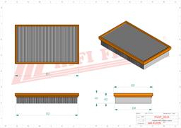 Filtr Powietrza SA 12502