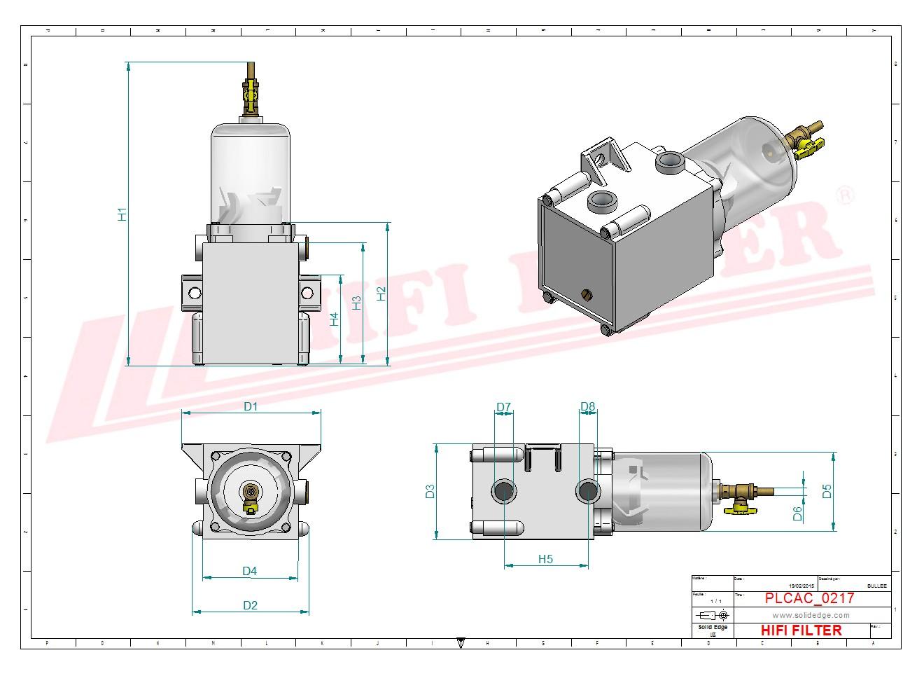 Kompletny Filtr Paliwa MO 1010