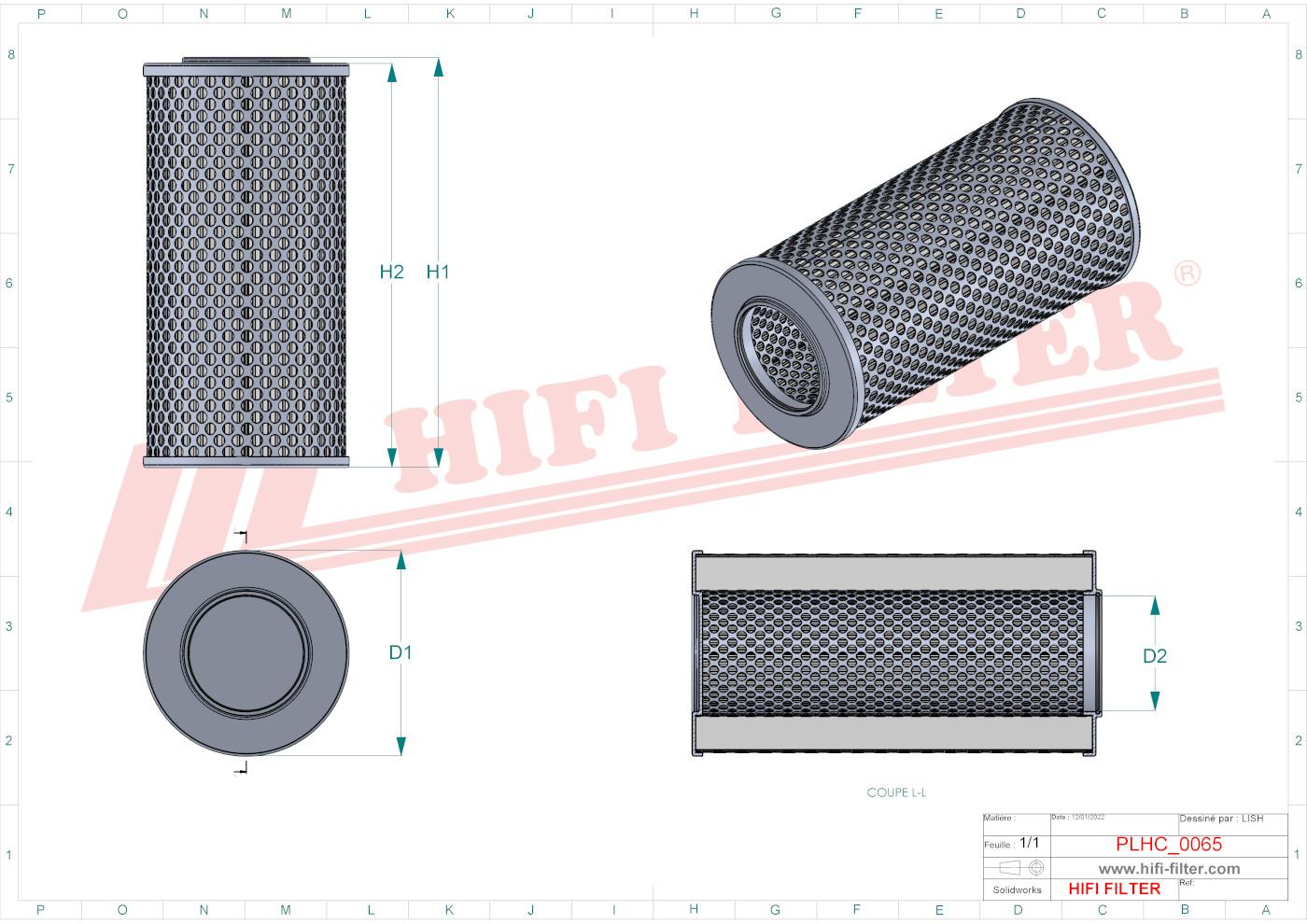 Filtr Hydrauliczny SH 60316