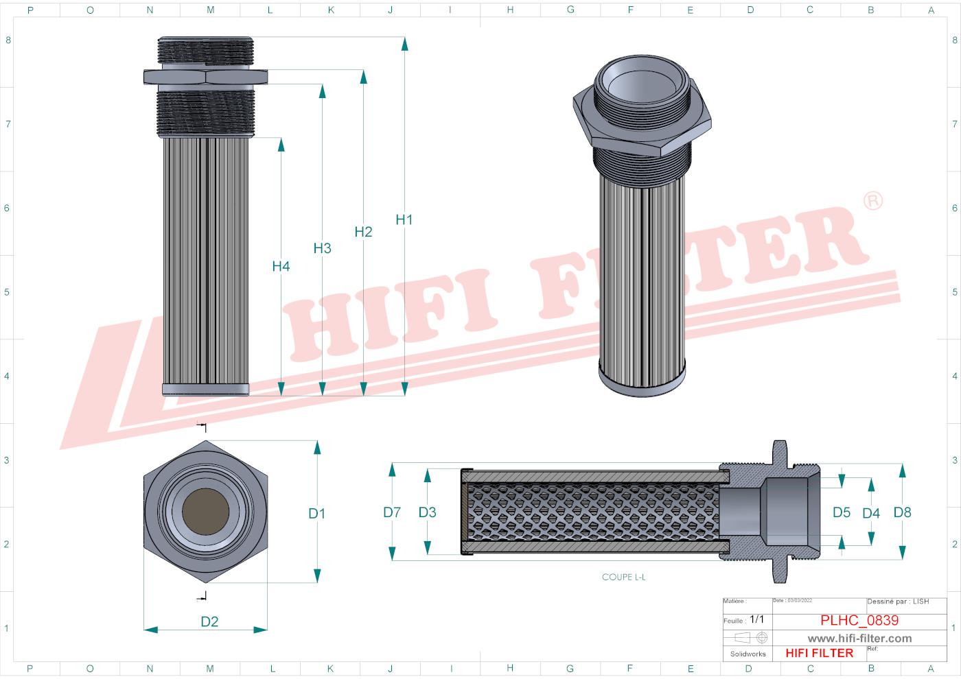 Filtr Hydrauliczny SH 77937