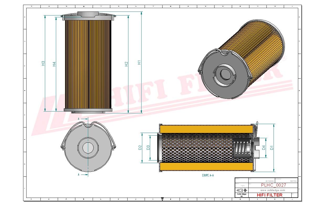Filtr Hydrauliczny SH 74016