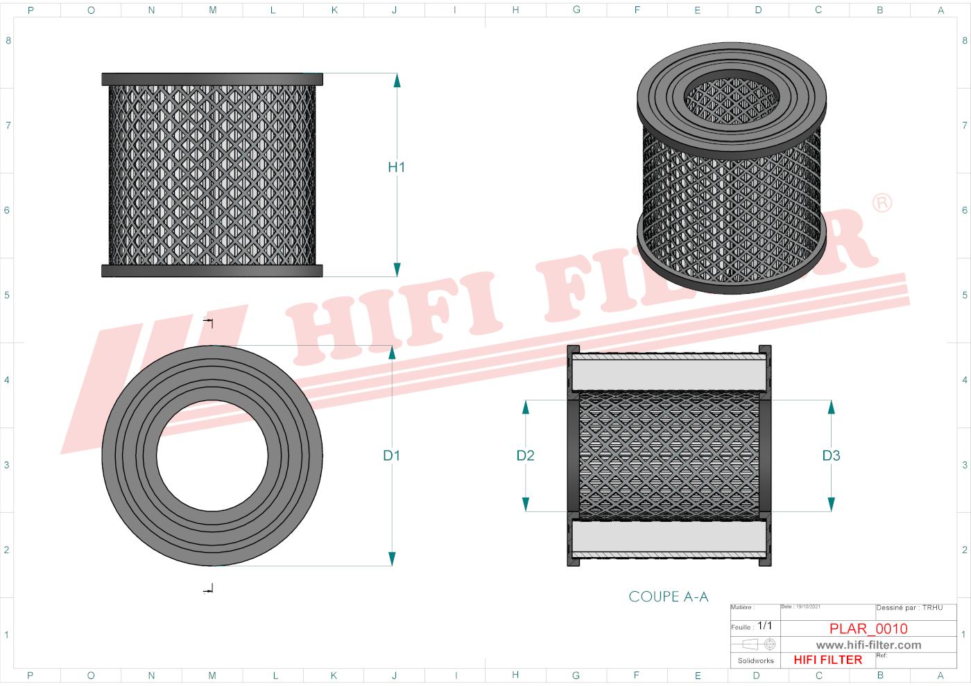 Filtr Powietrza SA 12205