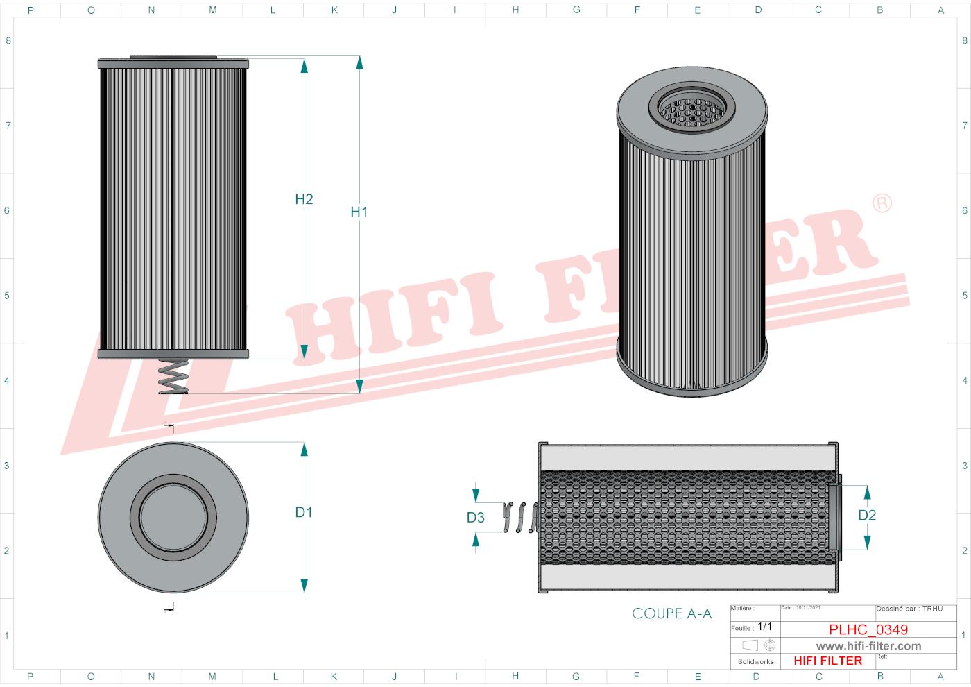 Filtr Hydrauliczny SH 62168