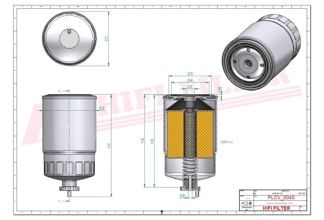 Filtr Paliwa SN 80066