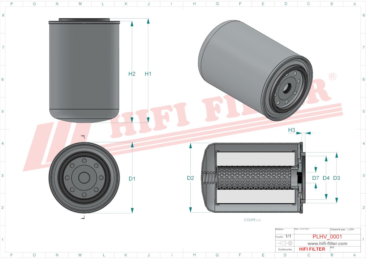 Filtr Hydrauliczny SH 63161