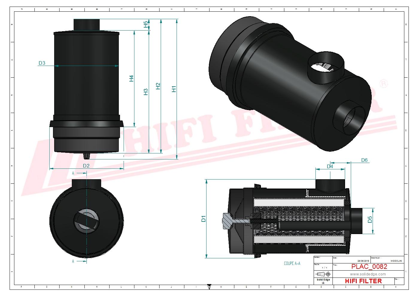Kompletny Filtr Powietrza SAH 03B04SDM001
