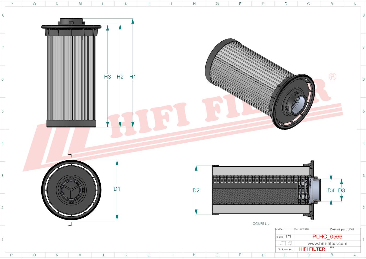 Filtr Hydrauliczny SH 74457