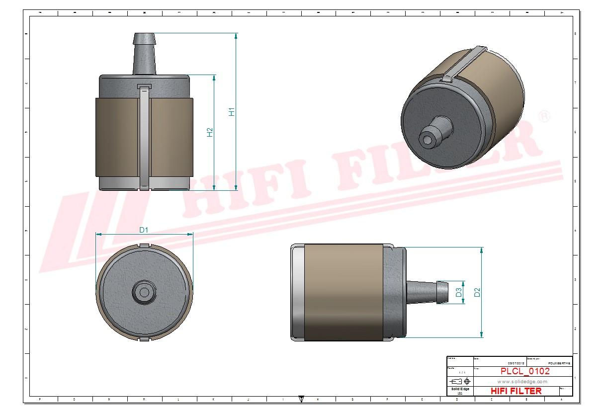 Filtr Benzyny BE 4012