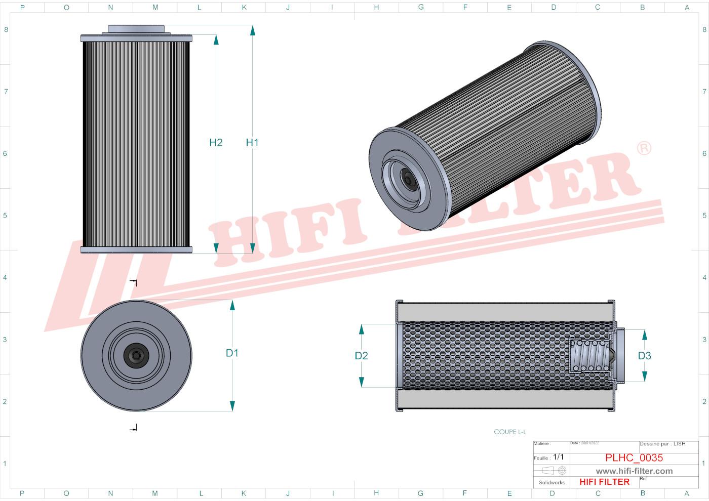 Filtr Hydrauliczny SH 65210
