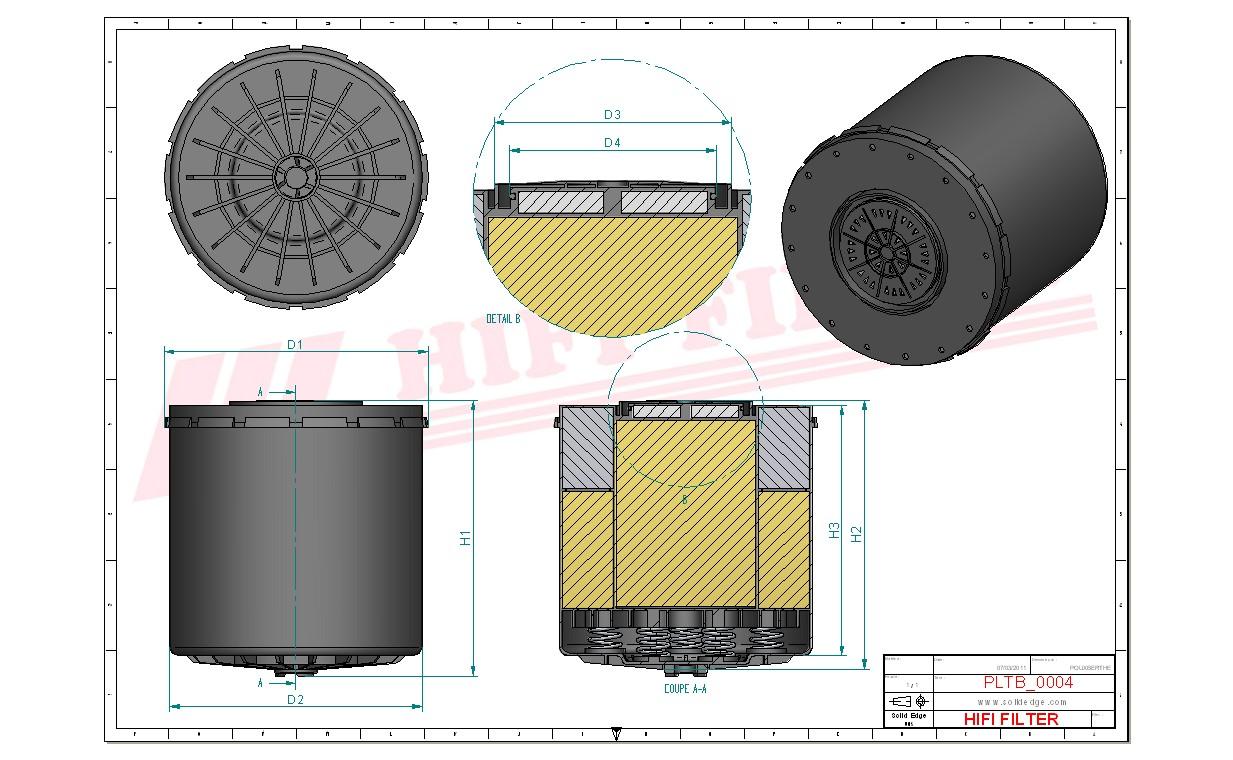 Filtr Osuszacza TB 1385