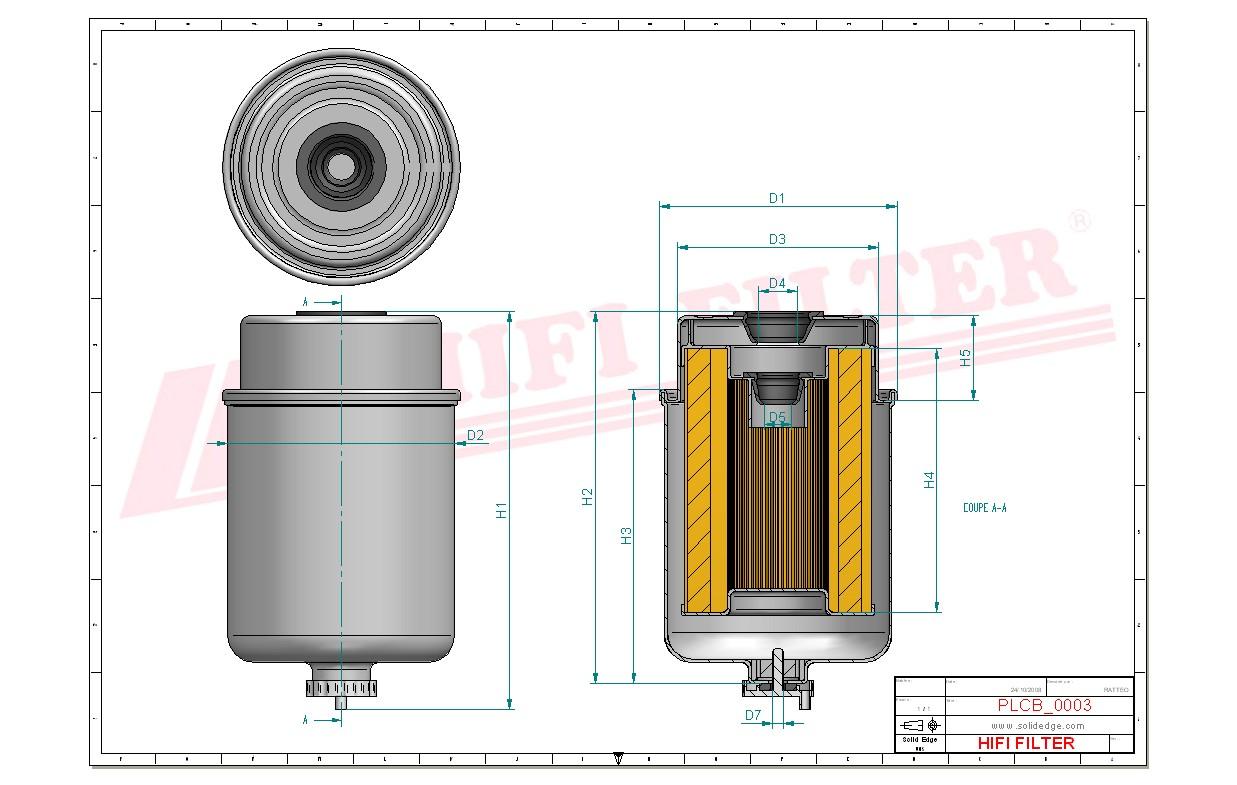 Filtr Paliwa SN 70258