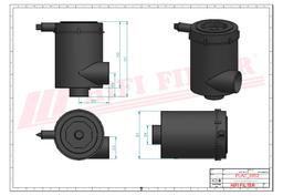 Kompletny Filtr Powietrza SAH 01C15SDH004