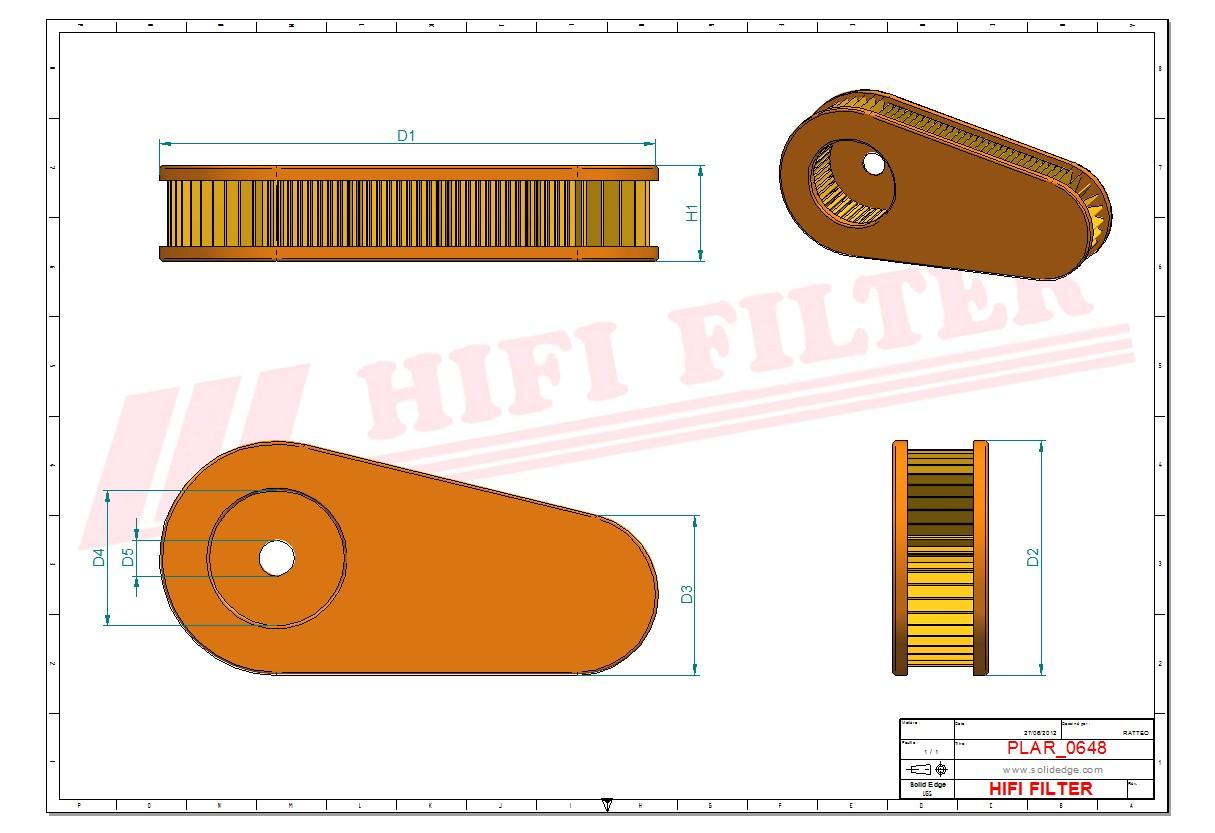 Filtr Powietrza SA 12444
