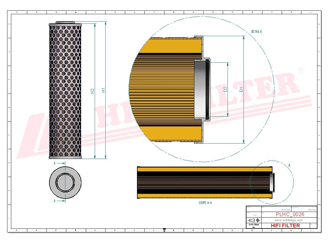 Filtr Hydrauliczny SH 52309
