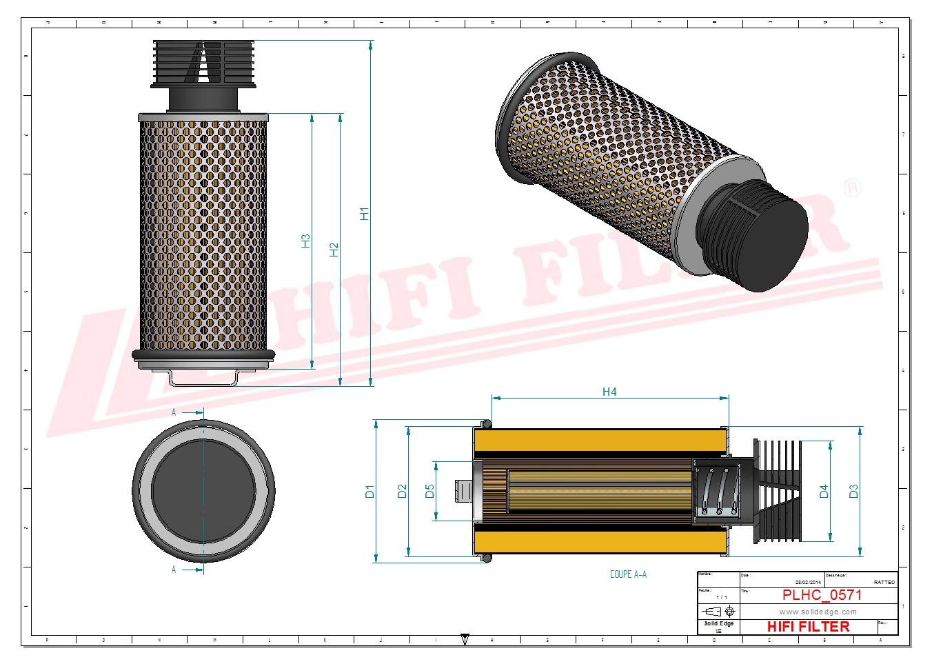 Filtr Hydrauliczny SH 52180
