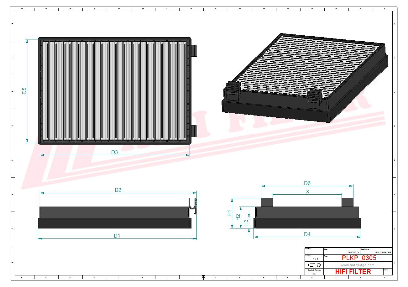 Filtr Kabinowy SC 80061