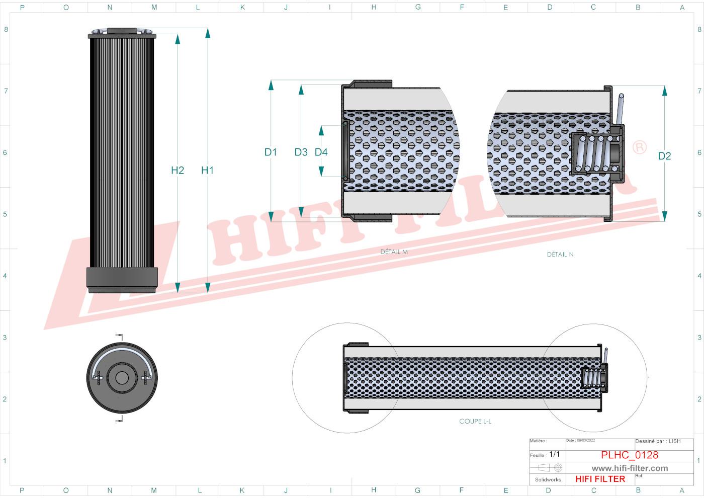 Filtr Hydrauliczny SH 74212 SP