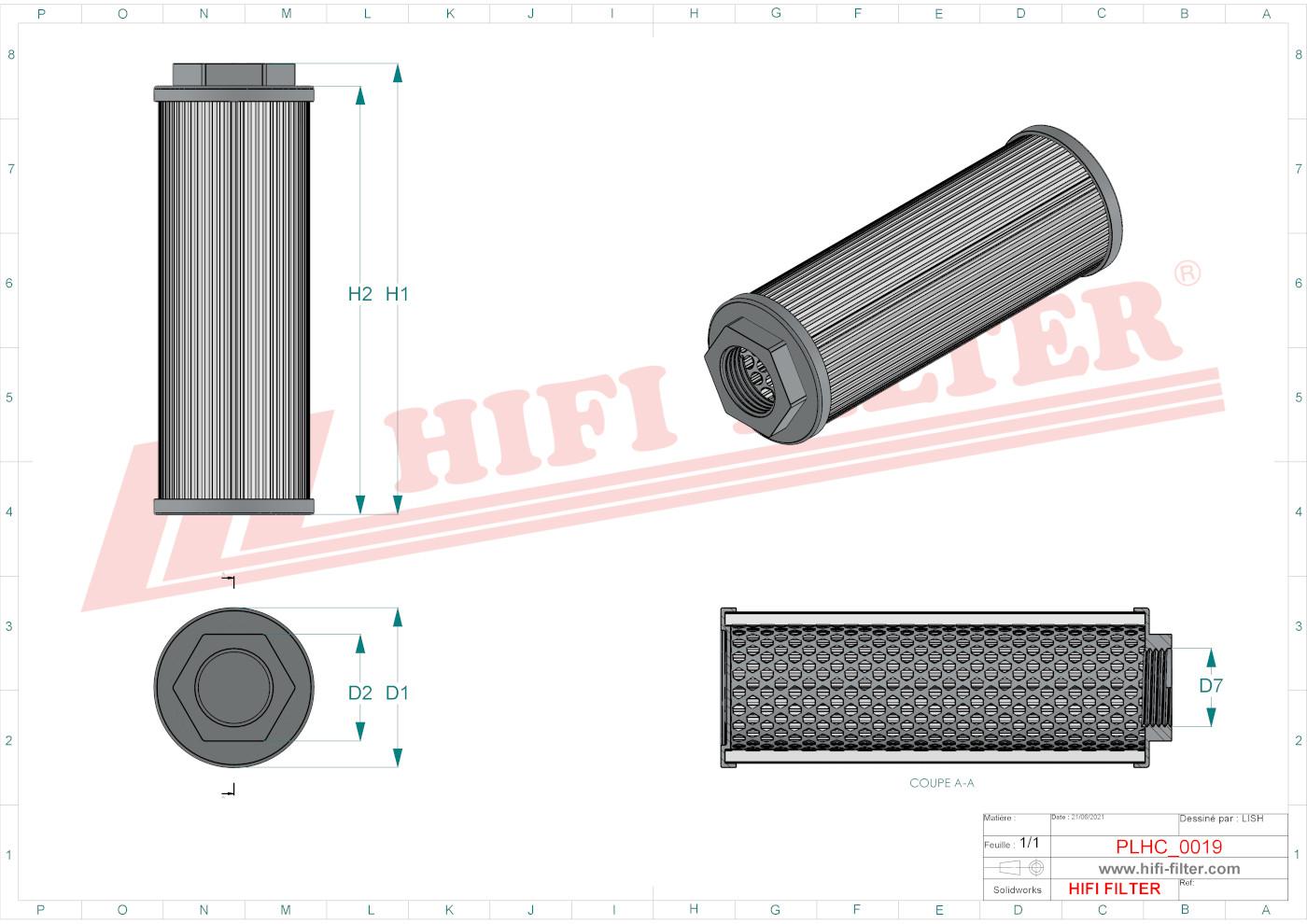 Filtr Hydrauliczny SH 77256