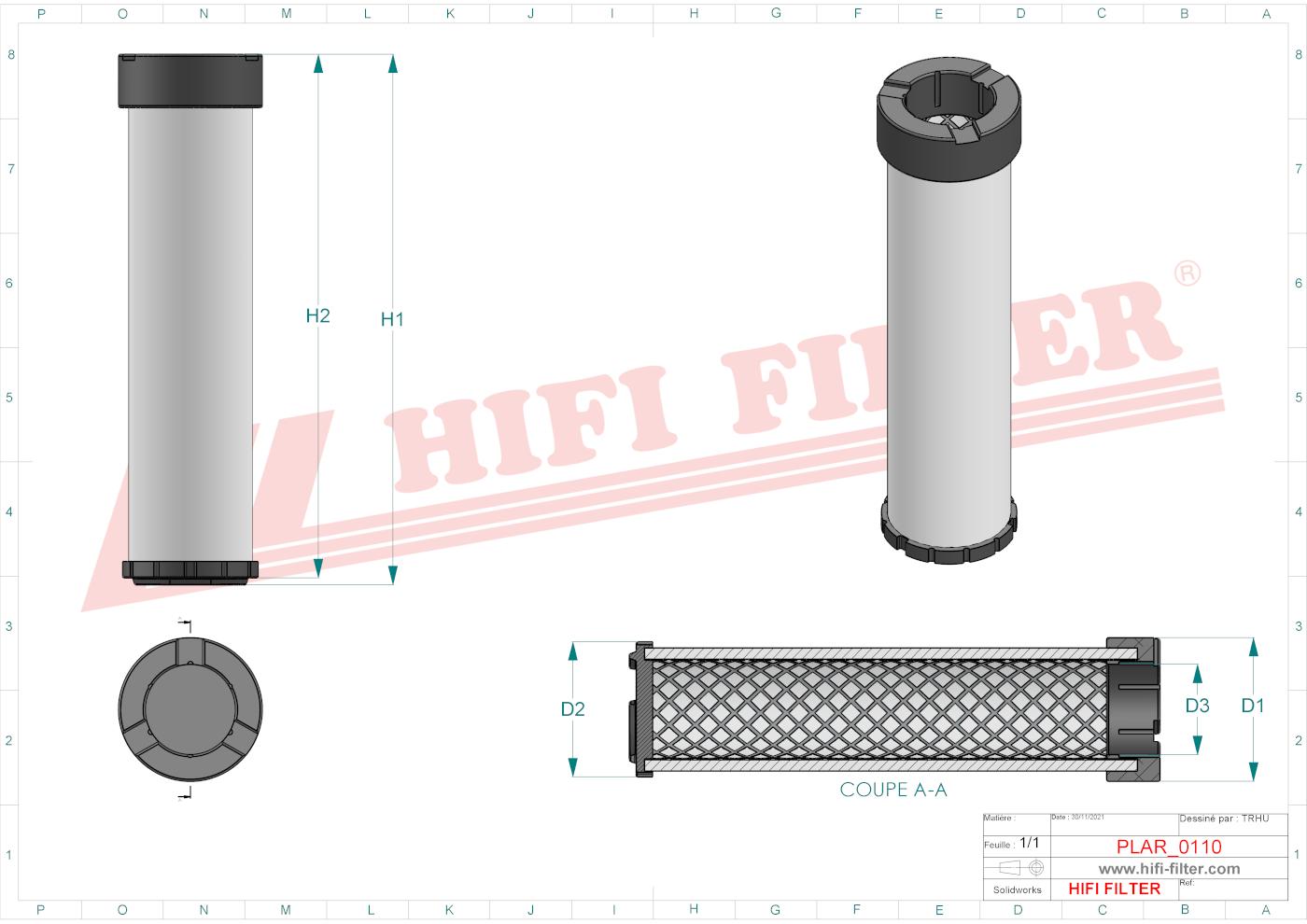 Filtr Powietrza SA 16203