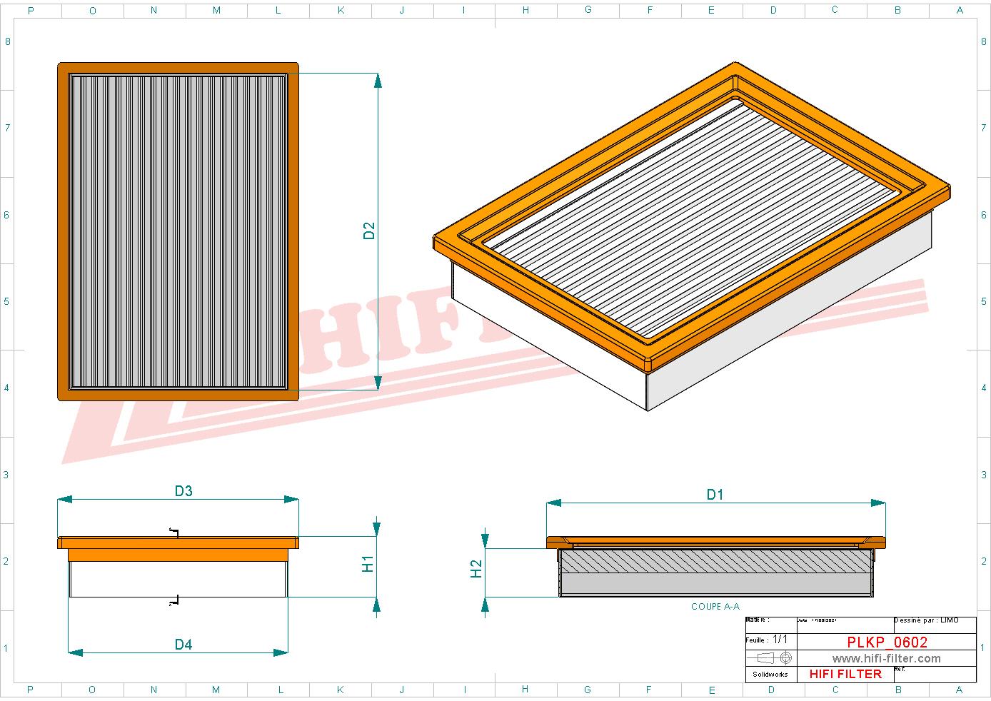 Filtr Kabinowy SC 60172