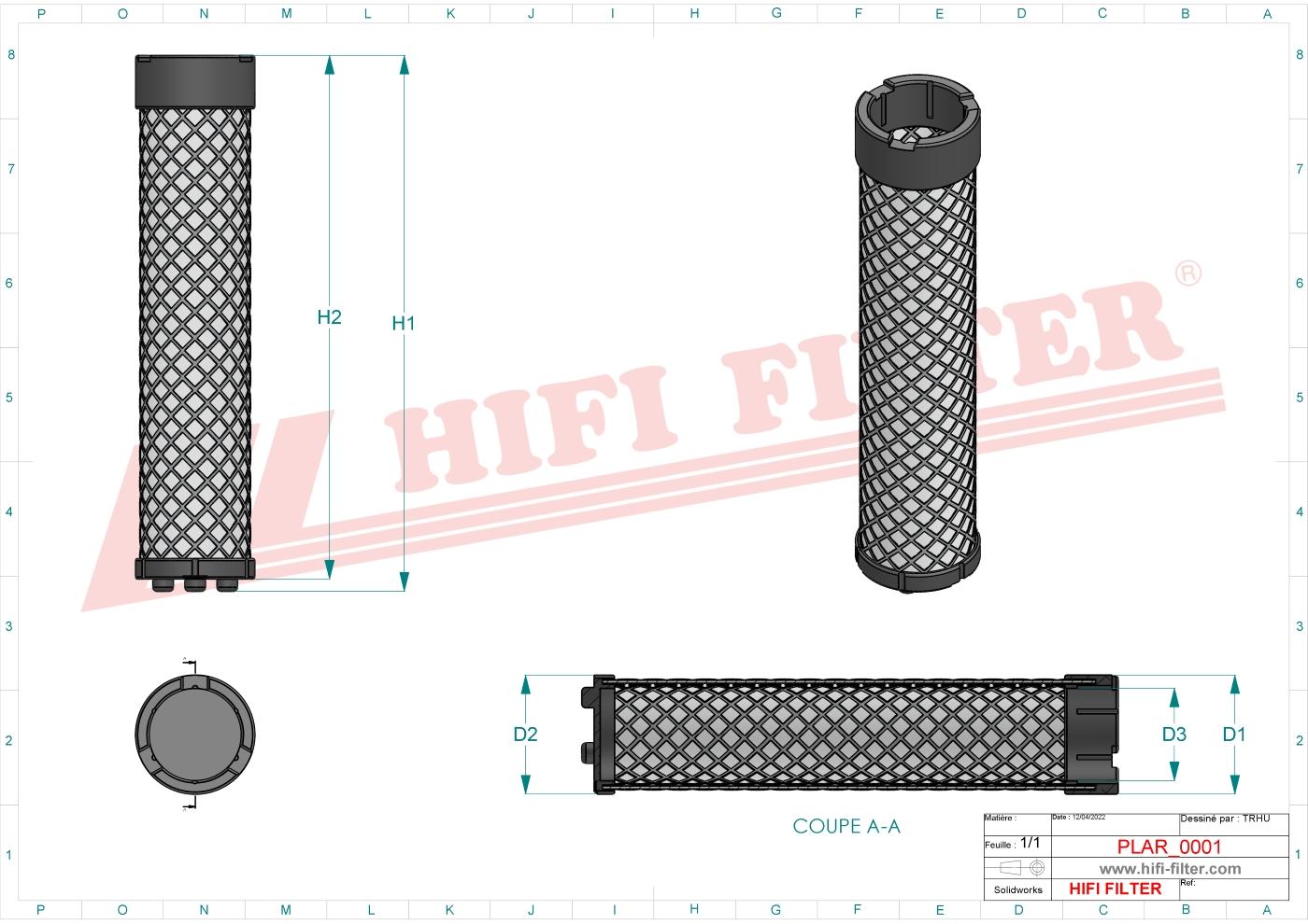 Filtr Powietrza SA 16302