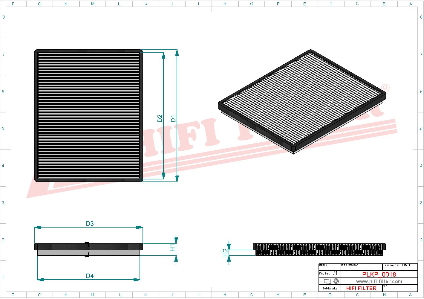 Filtr Kabinowy SC 60094