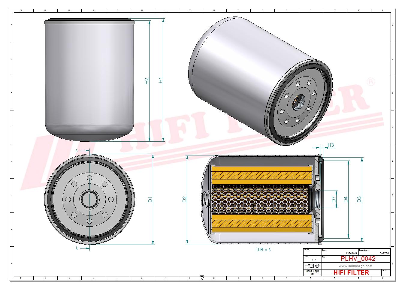 Filtr Hydrauliczny SH 70002