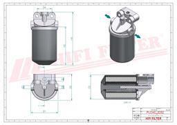 Kompletny Filtr Paliwa MO 1021