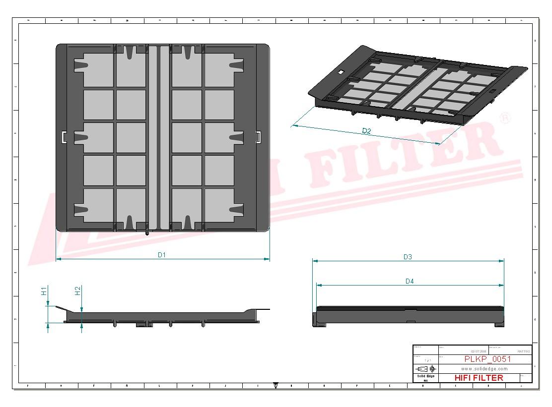 Filtr Kabinowy SC 70017