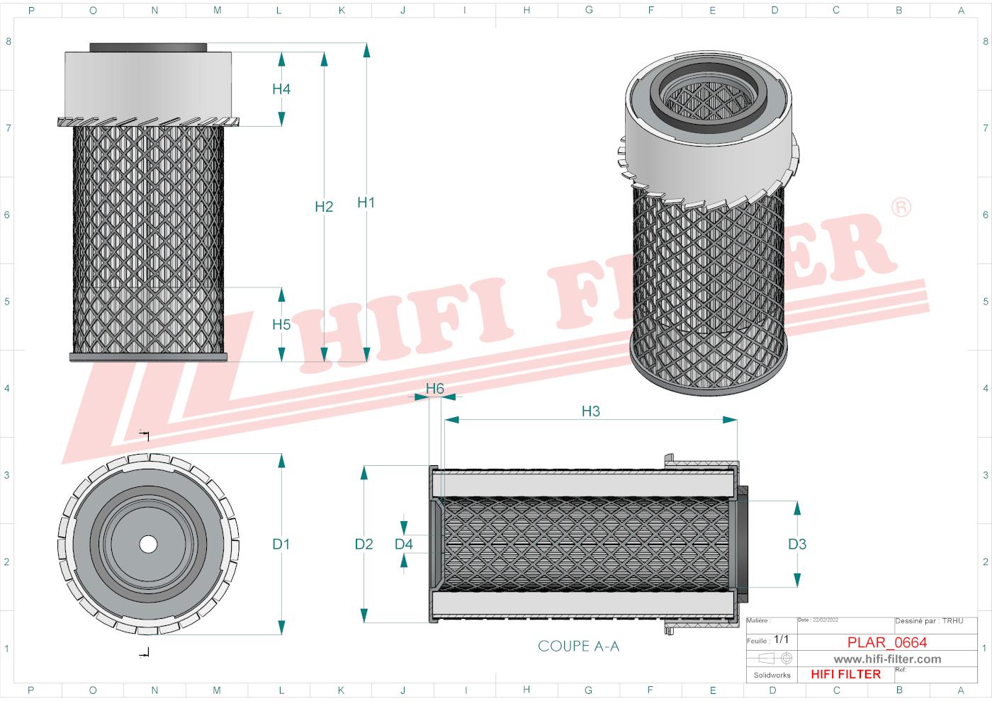 Filtr Powietrza SA 11685 K