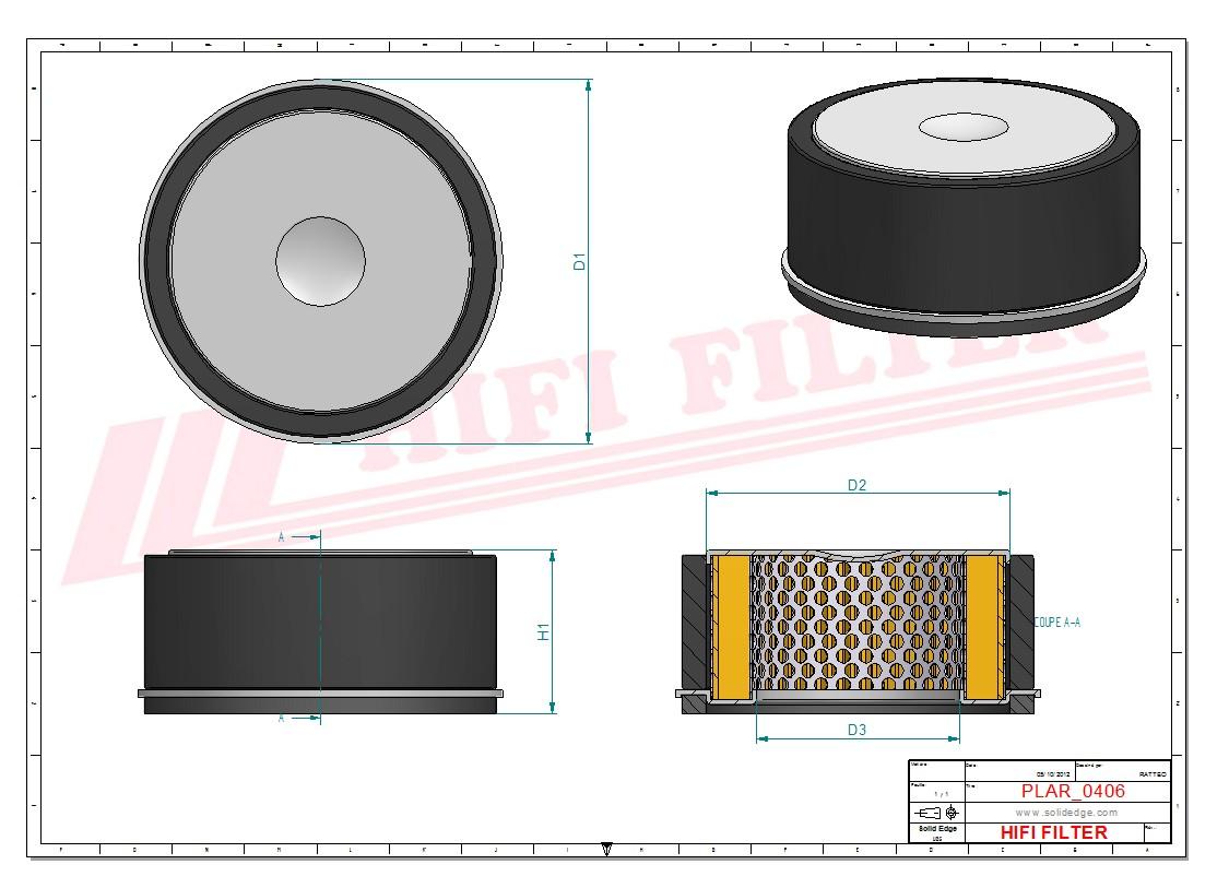 Filtr Powietrza SA 7402