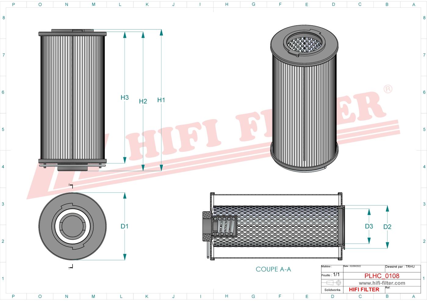 Filtr Hydrauliczny SH 74060