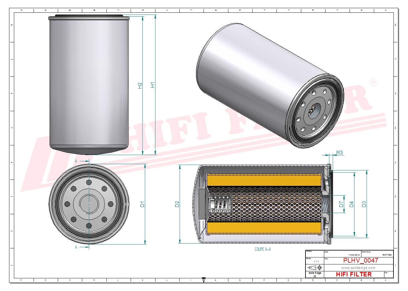Filtr Hydrauliczny SH 60028