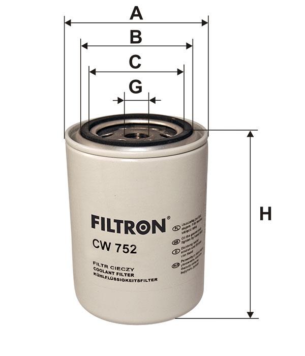 Filtr Chłodziwa CW 752