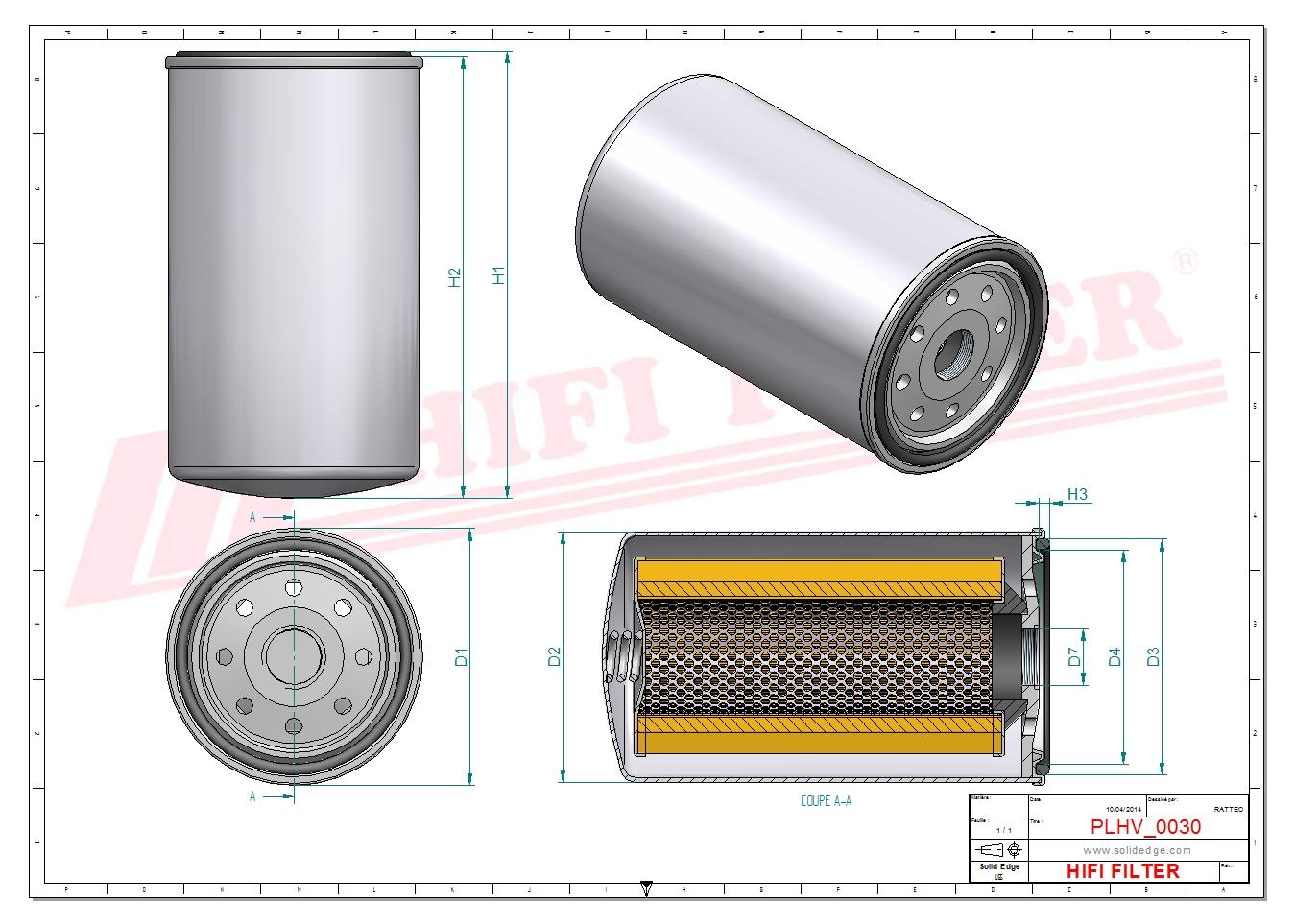 Zestaw Filtra Hydraulicznego KH 55243