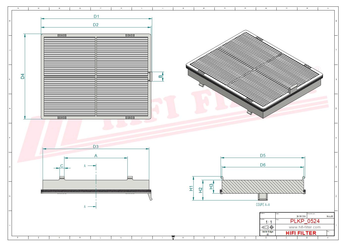 Filtr Kabinowy SC 80104