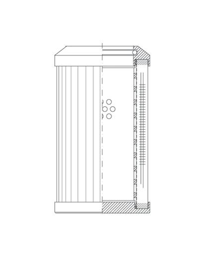 Filtr Hydrauliczny D 76 B 10 KV