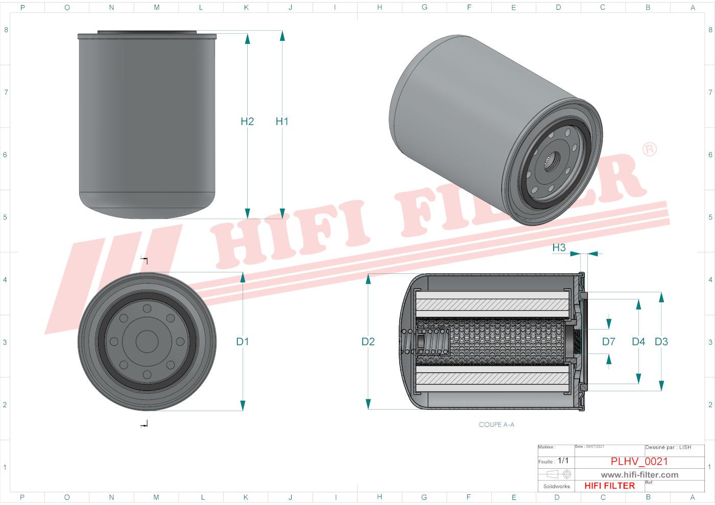 Filtr Hydrauliczny SH 59005