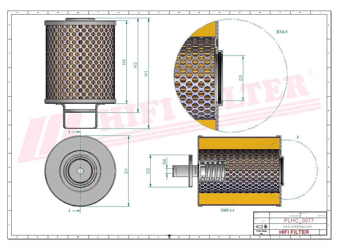 Filtr Hydrauliczny SH 52076