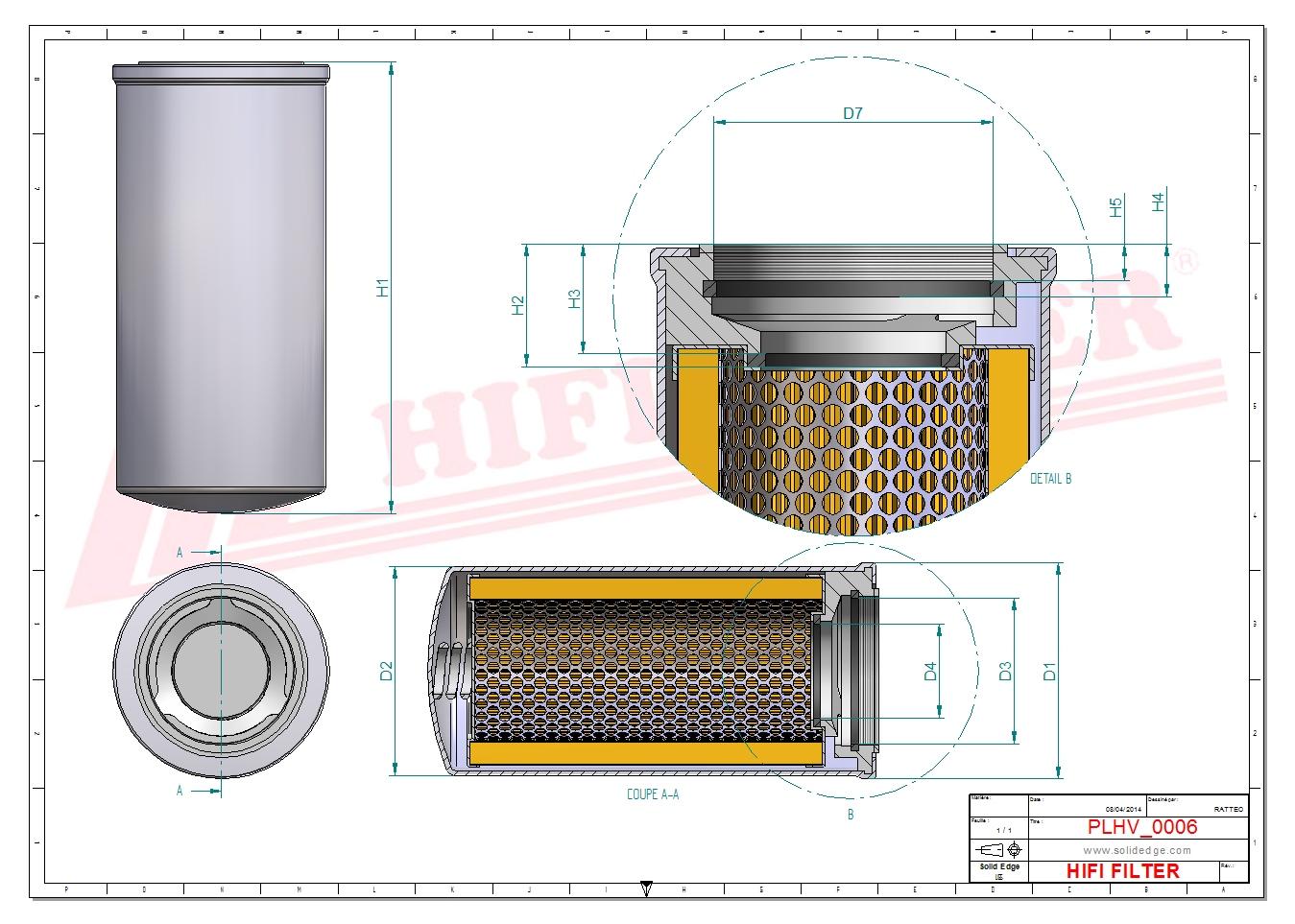 Filtr Hydrauliczny SH 66025
