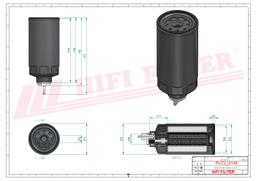 Filtr Separatora Woda-Paliwo SN 25193