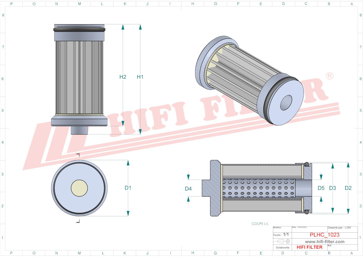 Filtr Hydrauliczny SH 62489