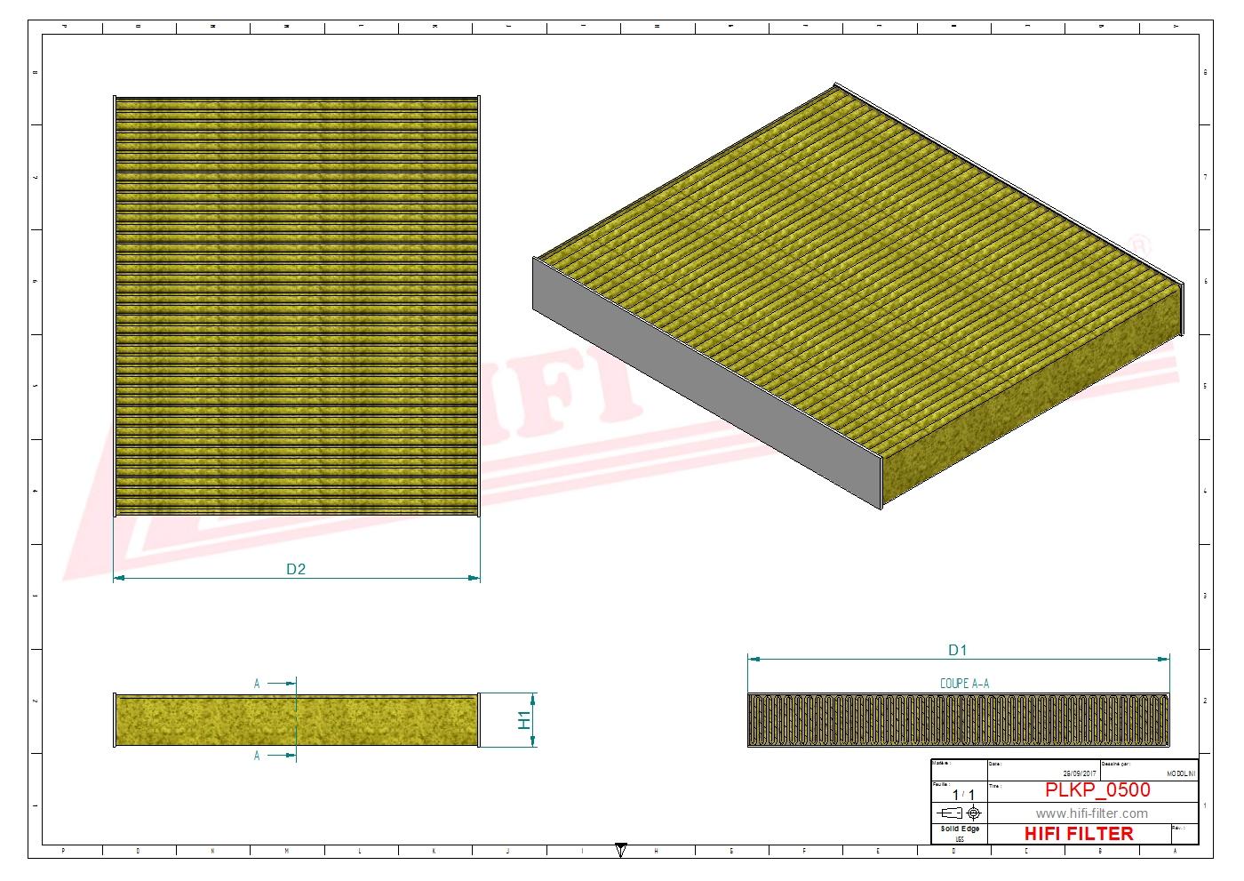 Antybakteryjny Filtr Kabiny SC 4070 CAB