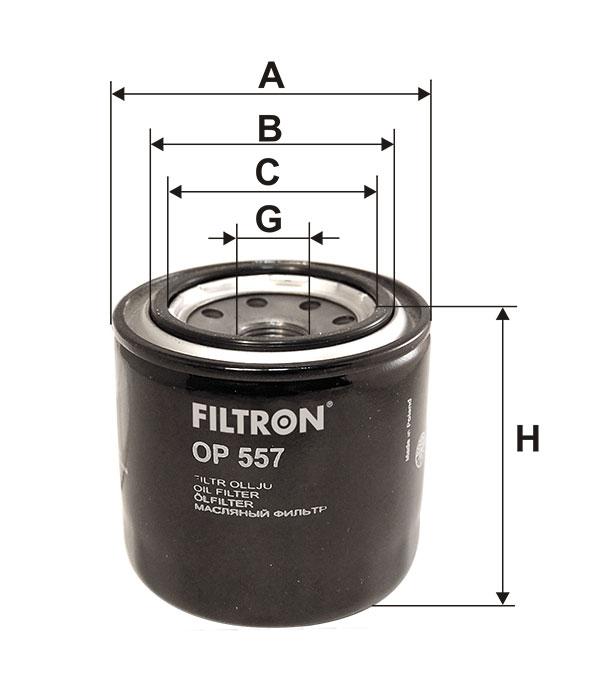Filtr Oleju OP 557