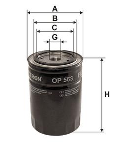 Filtr Oleju OP 563