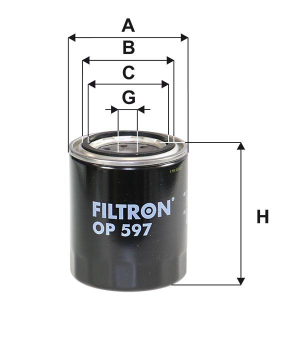 Filtr Oleju OP 597