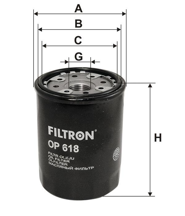 Filtr Oleju OP 618