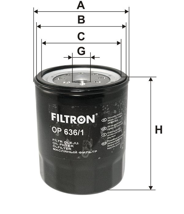Filtr Oleju OP 636/1